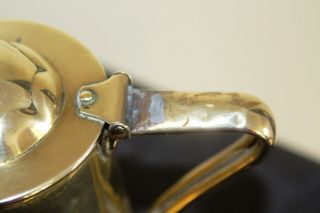 Antique Joseph Sankey Art Nouveau Brass Lidded Jug 5