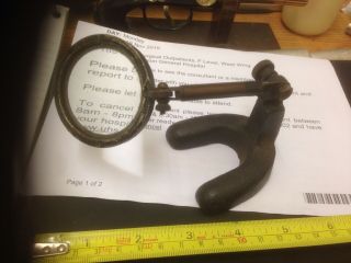 Vintage Desk Standing Magnifying Glass Strong