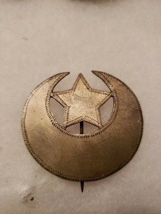 Rare Civil War 7th Corps Badge Etched Through Out