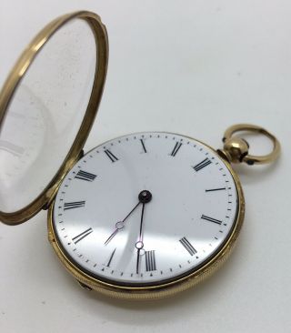 18k Patek Philippe & CIE Pocket Watch 1865 - 1870 Key Wind 11