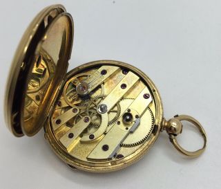 18k Patek Philippe & CIE Pocket Watch 1865 - 1870 Key Wind 8