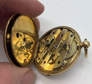 18k Patek Philippe & CIE Pocket Watch 1865 - 1870 Key Wind 9