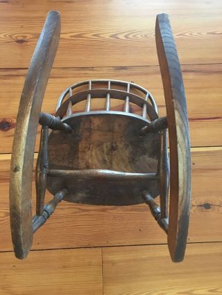 Antique Childs Windsor Rocking Chair - 5