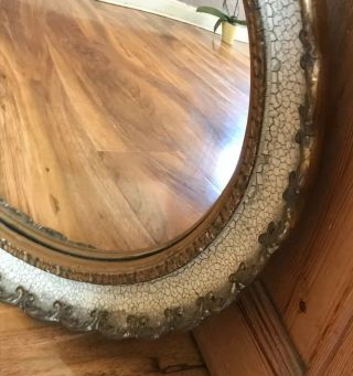 Vintage Retro Gold Gilt Cream Convex Round Wall atsonea mirror 6