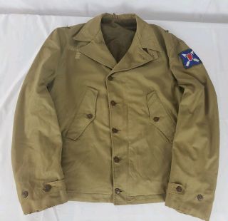 Rare M1938 Parsons Jacket Named 21st Us Army Corps 42 Chest