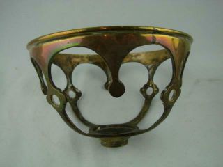 Victorian Brass Oil Lamp Font Basket,  Gothic Decoration,  23mm Undermount