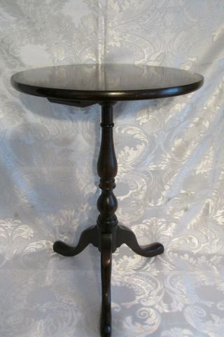 Vintage Solid Mahogany Wine / Side Table C1950 In