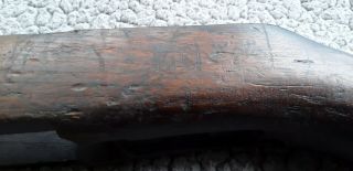 Early Sa M1 Garand Stock,  Ghs Cartouche,  Cond. ,  Circled P With Serifs