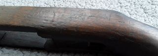 Early SA M1 Garand Stock,  GHS Cartouche,  Cond. ,  Circled P with Serifs 2