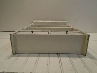 Vintage Nick Knack Shelf - Shabby Chic with drawers & plate shelves 8
