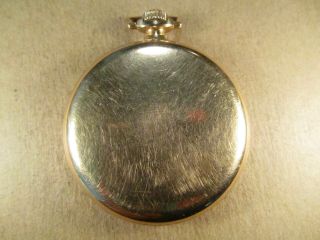 Gorgeous South Bend 429 Pocket Watch,  19j 12s,  14k Gold Fill OF,  Very Clean/Runs 3