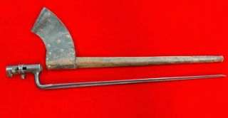 U.  S Marked Civil War Era Socket Bayonet W/scabbard