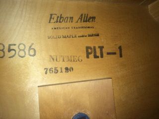 ETHAN ALLEN Heirloom Nutmeg Maple/Birch 28 