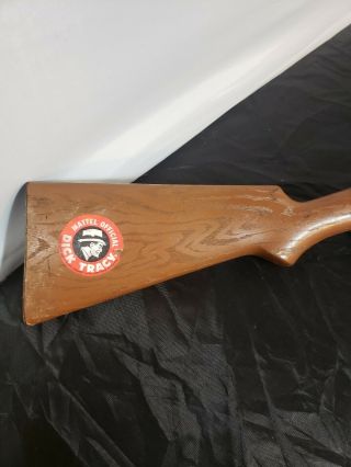 Mattel Dick Tracy pump shotgun Vintage Extremely Rare Sticker 3