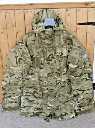 British Military Issue Smock Hooded Jacket Camouflage Weather Proof Fishing