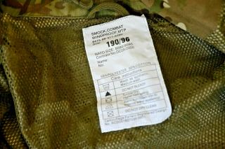 British Military Issue Smock Hooded Jacket Camouflage Weather Proof Fishing 7