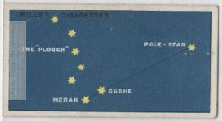 Pole Star Polaris Ursa Minor Constellation Astronomy 95,  Y/o Trade Ad Card