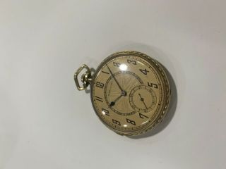 Hamilton Pocket Watch Fix Or Parts Calibre 912 1924 12s 17j 26 - B
