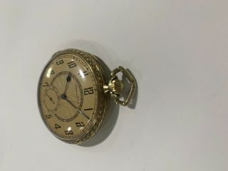 Hamilton pocket watch fix or parts calibre 912 1924 12s 17j 26 - B 2