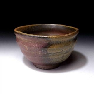 XP7: Japanese Pottery Tea bowl,  Bizen ware by Famous potter,  Tokai Oyama 3