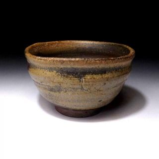 XP7: Japanese Pottery Tea bowl,  Bizen ware by Famous potter,  Tokai Oyama 4