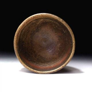 XP7: Japanese Pottery Tea bowl,  Bizen ware by Famous potter,  Tokai Oyama 6