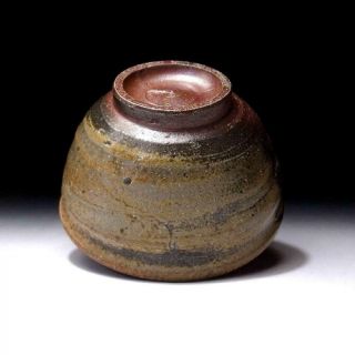 XP7: Japanese Pottery Tea bowl,  Bizen ware by Famous potter,  Tokai Oyama 7