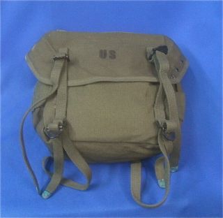 Vietnam War U.  S.  Army M - 1961 Buttpack,  Field Pack Dated 1967