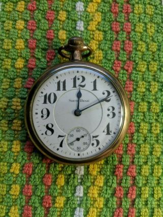 1920 ' s Vintage South Bend Pocket Watch 21 Jewel 2