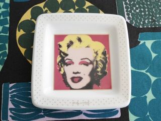 Vintage Andy Warhol Plate Japan only Rare / Jean Michel Basquiat Keith Haring 2
