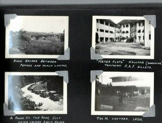 1945 - 46 Photo Album Military RAF Camp Singapore Malaysia Japanese Prisoners RARE 10