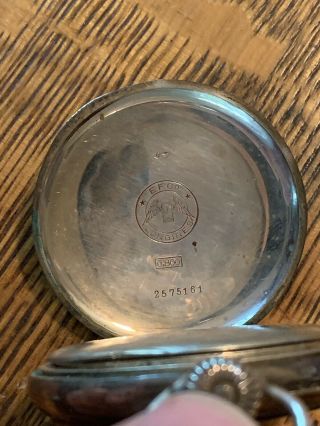 Vintage Longines Sterling Silver 5 Grands Prix Cal.  19.  75n Pocket Watch 5