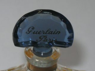 Vintage Guerlain Shalimar Perfume Bottle 1/4 OZ Open - 3/4 Full - Circa 1983 2