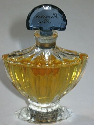 Vintage Guerlain Shalimar Perfume Bottle 1/4 OZ Open - 3/4 Full - Circa 1983 5