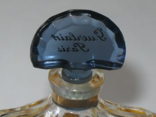 Vintage Guerlain Shalimar Perfume Bottle 1/4 OZ Open - 3/4 Full - Circa 1983 6