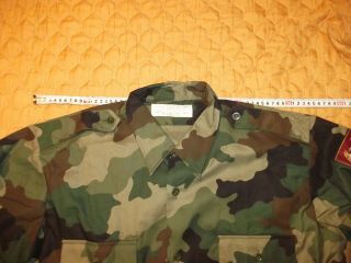 Yugoslavia JNA army camo shirt long sleeve camo shirt size 47 XXXL 2