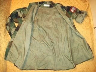Yugoslavia JNA army camo shirt long sleeve camo shirt size 47 XXXL 7
