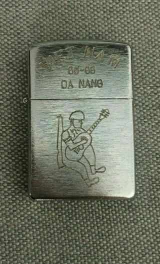 Vietnam War Zippo Lighter Da Nang 1965 - 66