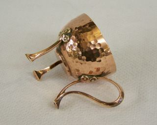 Antique Art Nouveau Arts & Crafts Jugendstil Copper & Brass Egg Cup C1910 Wmf ??