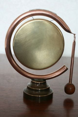 Art Nouveau Copper & Brass Table Gong