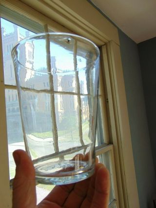 Antique Blown Glass Tumbler / Flip Glass C.  1780 - 1820