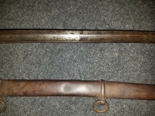 1850 Non - Regulation US Civil War Infantry Foot Officer Sword - German Made Walsche 10