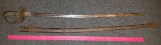 1850 Non - Regulation Us Civil War Infantry Foot Officer Sword - German Made Walsche