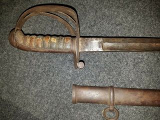 1850 Non - Regulation US Civil War Infantry Foot Officer Sword - German Made Walsche 9