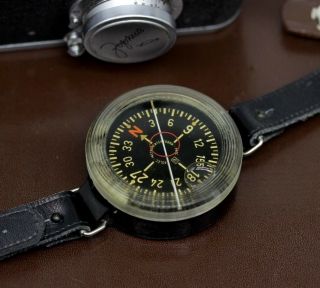 Ww2 Wwii German Pilot Kadlec Ak39 Navigation Wrist Compass Bakelite Germany