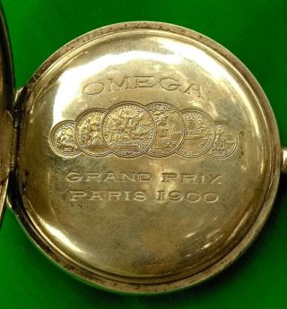 Omega Mechanical Pocket Watch Grand Prix Paris 1900 Vintage Swiss Made 4958718