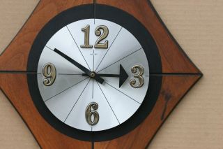 Rare Vintage WELBY Wall Clock by Elgin Made in Germany.  27  Long 2