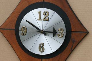 Rare Vintage WELBY Wall Clock by Elgin Made in Germany.  27  Long 4