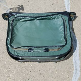 Vtg B - 4b Flyers Clothing Bag Usaf Us Military Flight Garment Bag Suitcase