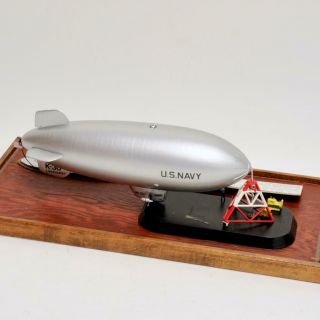 US NAVY K - TYPE BLIMP MODEL W/SOUVENIR FABRIC US NAVAL AIR STATION LAKEHURST 5